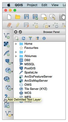 QGIS Add Delimited Text Layer